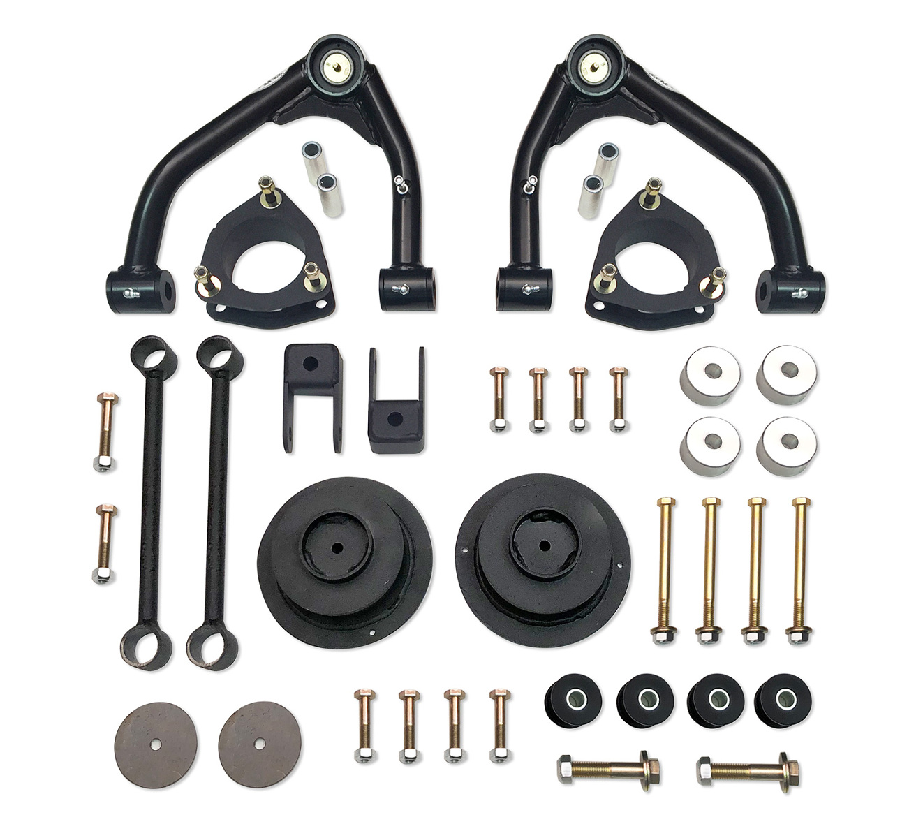 Tuff Country 14156 4" Lift Kit by (fits models w/aluminum factory upper control arms or two piece stamped steel) (No Shocks) 4x4 for Chevy Suburban 1500 2014-2018 Tuff Country 14156 4" Lift Kit by (fits models w/aluminum factory upper control arms or two piece stamped steel) (No Shocks) 4x4 for Chevy Suburban 1500 2014-2018