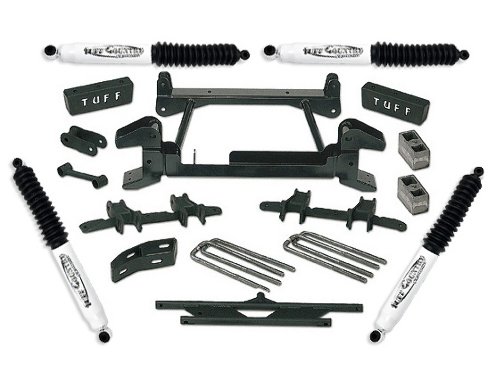 Tuff Country 14853 4" Lift Kit by (fits models with cast lower control arms) (No Shocks) (8lug) 4x4 for Chevy Suburban 2500 1992-1998 Tuff Country 14853 4" Lift Kit by (fits models with cast lower control arms) (No Shocks) (8lug) 4x4 for Chevy Suburban 2500 1992-1998
