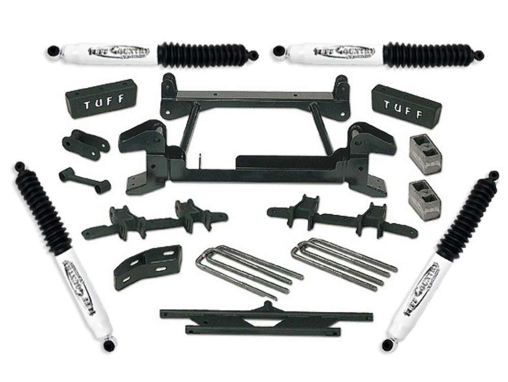 Tuff Country 14854 4" Lift Kit by (fits models with stamped lower control arms) (No Shocks) (8lug) 4x4 for Chevy Suburban 2500 1992-1998 Tuff Country 14854 4" Lift Kit by (fits models with stamped lower control arms) (No Shocks) (8lug) 4x4 for Chevy Suburban 2500 1992-1998
