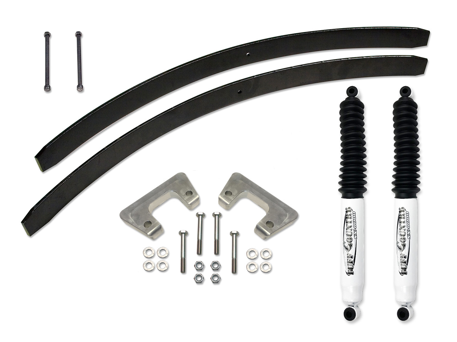 Tuff Country 12021KN 2" Lift Kit EZ-Install (w/Rear add-a-leafs) with SX8000 Shocks 4x4 for Chevy Silverado 1500 2007-2018 Tuff Country 12021KN 2" Lift Kit EZ-Install (w/Rear add-a-leafs) with SX8000 Shocks 4x4 for Chevy Silverado 1500 2007-2018