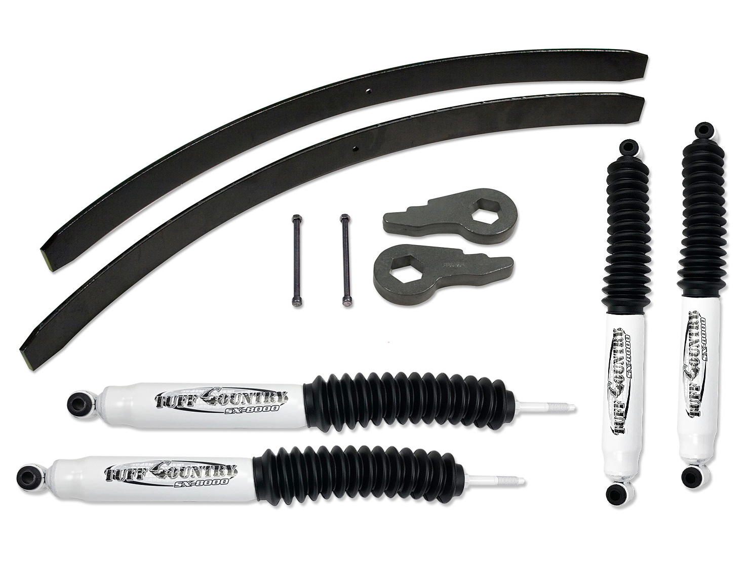 Tuff Country 12923KN 2" Lift Kit (w/Rear add-a-leafs) with SX8000 Shocks 4x4 for Chevy Silverado 1500 1999-2006 Tuff Country 12923KN 2" Lift Kit (w/Rear add-a-leafs) with SX8000 Shocks 4x4 for Chevy Silverado 1500 1999-2006