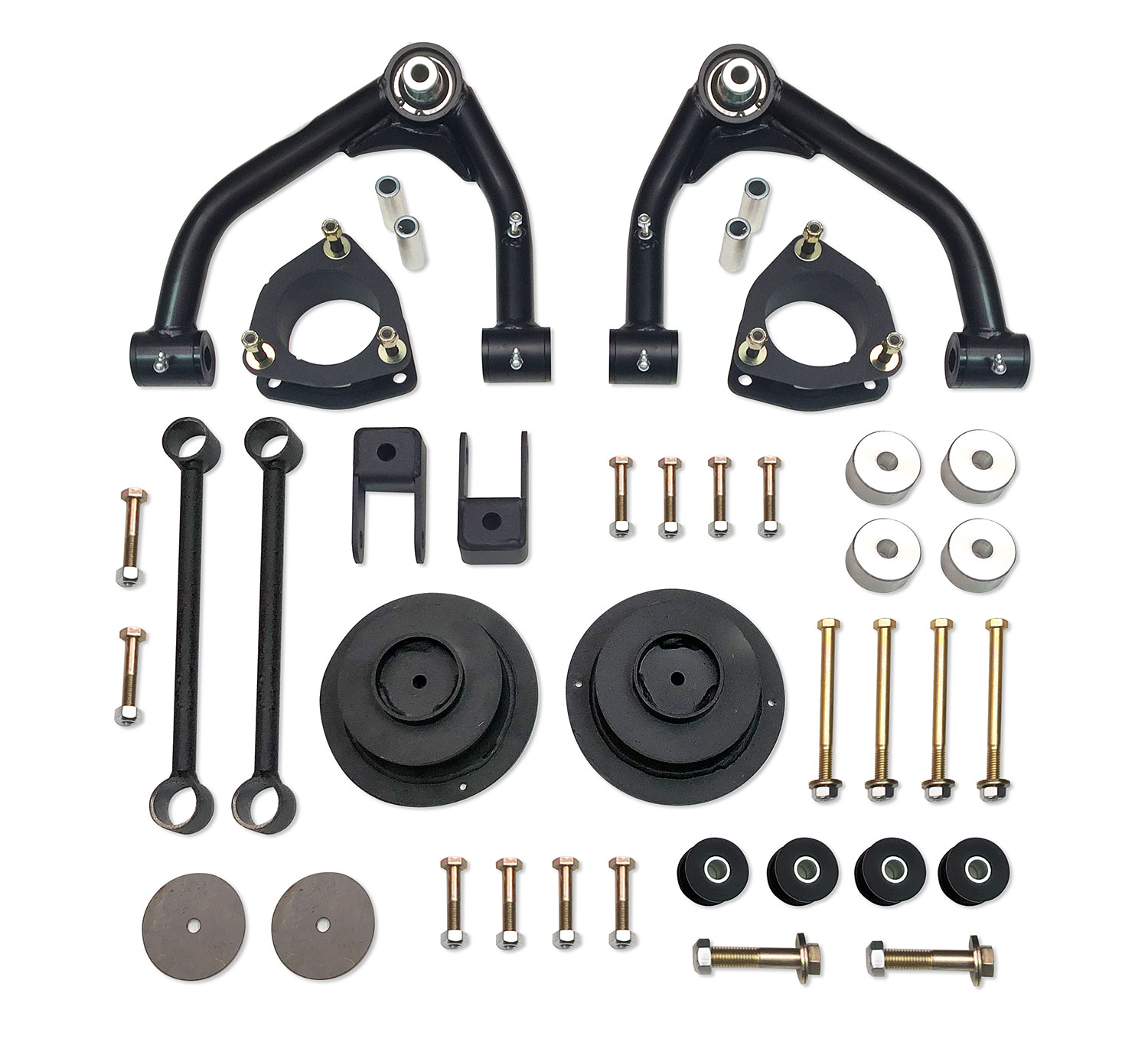 Tuff Country 14166KN 4" Uni-Ball Lift Kit by (fits models w/aluminum factory upper control arms or two piece stamped steel) with SX8000 Shocks 4x4 for Chevy Suburban 1500 2014-2018 Tuff Country 14166KN 4" Uni-Ball Lift Kit by (fits models w/aluminum factory upper control arms or two piece stamped steel) with SX8000 Shocks 4x4 for Chevy Suburban 1500 2014-2018
