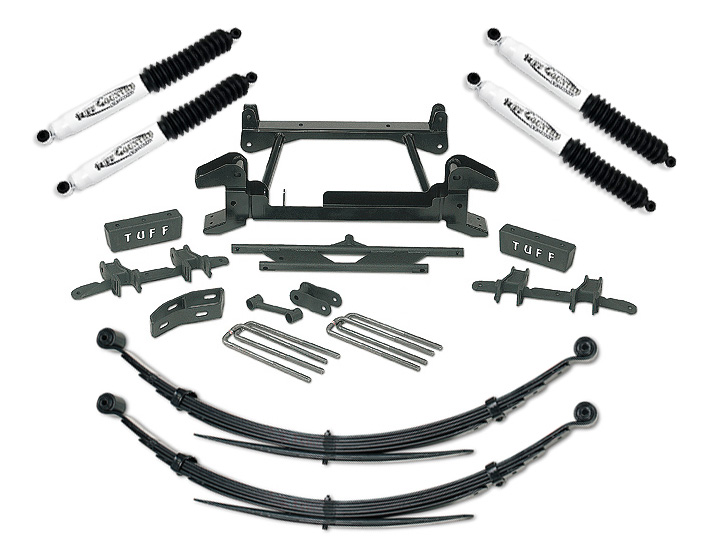 Tuff Country 14812KN 4" Lift Kit with Rear Leaf Springs with SX8000 Shocks 4x4 for Chevy Truck 1988-1998 Tuff Country 14812KN 4" Lift Kit with Rear Leaf Springs with SX8000 Shocks 4x4 for Chevy Truck 1988-1998
