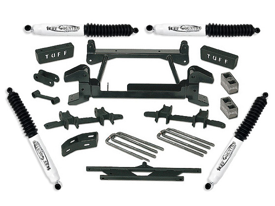 Tuff Country 14853KN 4" Lift Kit by (fits models with cast lower control arms) with SX8000 Shocks (8lug) 4x4 for Chevy Suburban 2500 1992-1998 Tuff Country 14853KN 4" Lift Kit by (fits models with cast lower control arms) with SX8000 Shocks (8lug) 4x4 for Chevy Suburban 2500 1992-1998