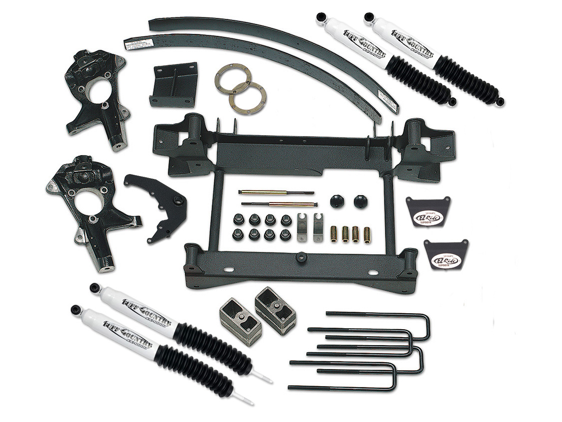 Tuff Country 14955KN 4" Lift Kit (w/one-piece sub frame) with SX8000 Shocks 4x4 for Chevy Silverado 1500 1999-2005 Tuff Country 14955KN 4" Lift Kit (w/one-piece sub frame) with SX8000 Shocks 4x4 for Chevy Silverado 1500 1999-2005