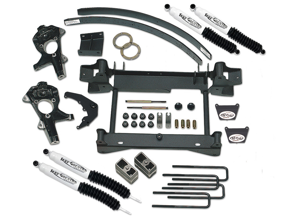 Tuff Country 14956KN 4" Lift Kit (w/one-piece sub frame) by (fits models w/o factory air ride shocks) with SX8000 Shocks 4x4 for Chevy Silverado 1500 2006 Tuff Country 14956KN 4" Lift Kit (w/one-piece sub frame) by (fits models w/o factory air ride shocks) with SX8000 Shocks 4x4 for Chevy Silverado 1500 2006