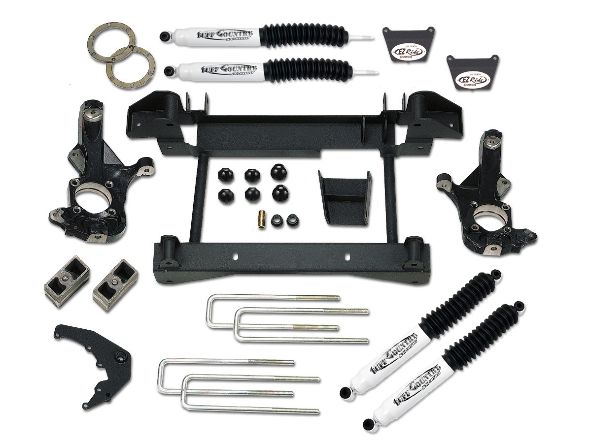 Tuff Country 14958KN 4" Lift Kit (w/one-piece sub frame) with SX8000 Shocks 4x4 for Chevy Silverado 1500HD 2001-2006 Tuff Country 14958KN 4" Lift Kit (w/one-piece sub frame) with SX8000 Shocks 4x4 for Chevy Silverado 1500HD 2001-2006