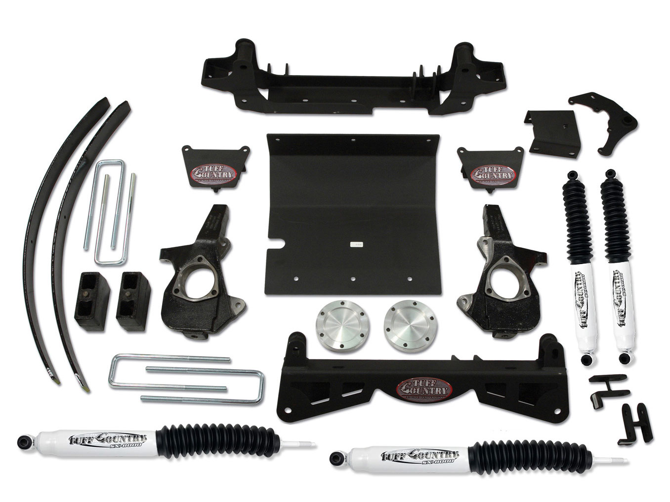 Tuff Country 14960KN 4" Lift Kit (w/3-piece sub frame) by (w/o factory ride ride shocks) with SX8000 Shocks 4x4 for Chevy Silverado 1500 2006 Tuff Country 14960KN 4" Lift Kit (w/3-piece sub frame) by (w/o factory ride ride shocks) with SX8000 Shocks 4x4 for Chevy Silverado 1500 2006