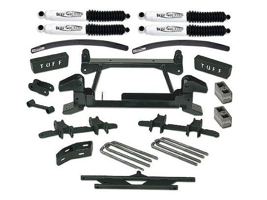 Tuff Country 16823KN 6" Lift Kit by (fits models with cast lower control arms) with SX8000 Shocks (8 Lug) 4x4 for Chevy Truck 1988-1997 Tuff Country 16823KN 6" Lift Kit by (fits models with cast lower control arms) with SX8000 Shocks (8 Lug) 4x4 for Chevy Truck 1988-1997