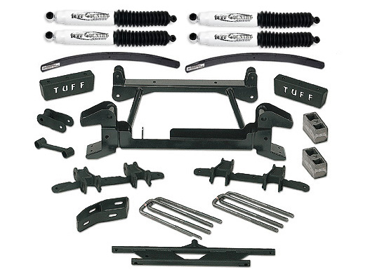 Tuff Country 16824KN 6" Lift Kit by (fits models with stamped lower control arms) with SX8000 Shocks (8 Lug) 4x4 for Chevy Truck 1988-1997 Tuff Country 16824KN 6" Lift Kit by (fits models with stamped lower control arms) with SX8000 Shocks (8 Lug) 4x4 for Chevy Truck 1988-1997