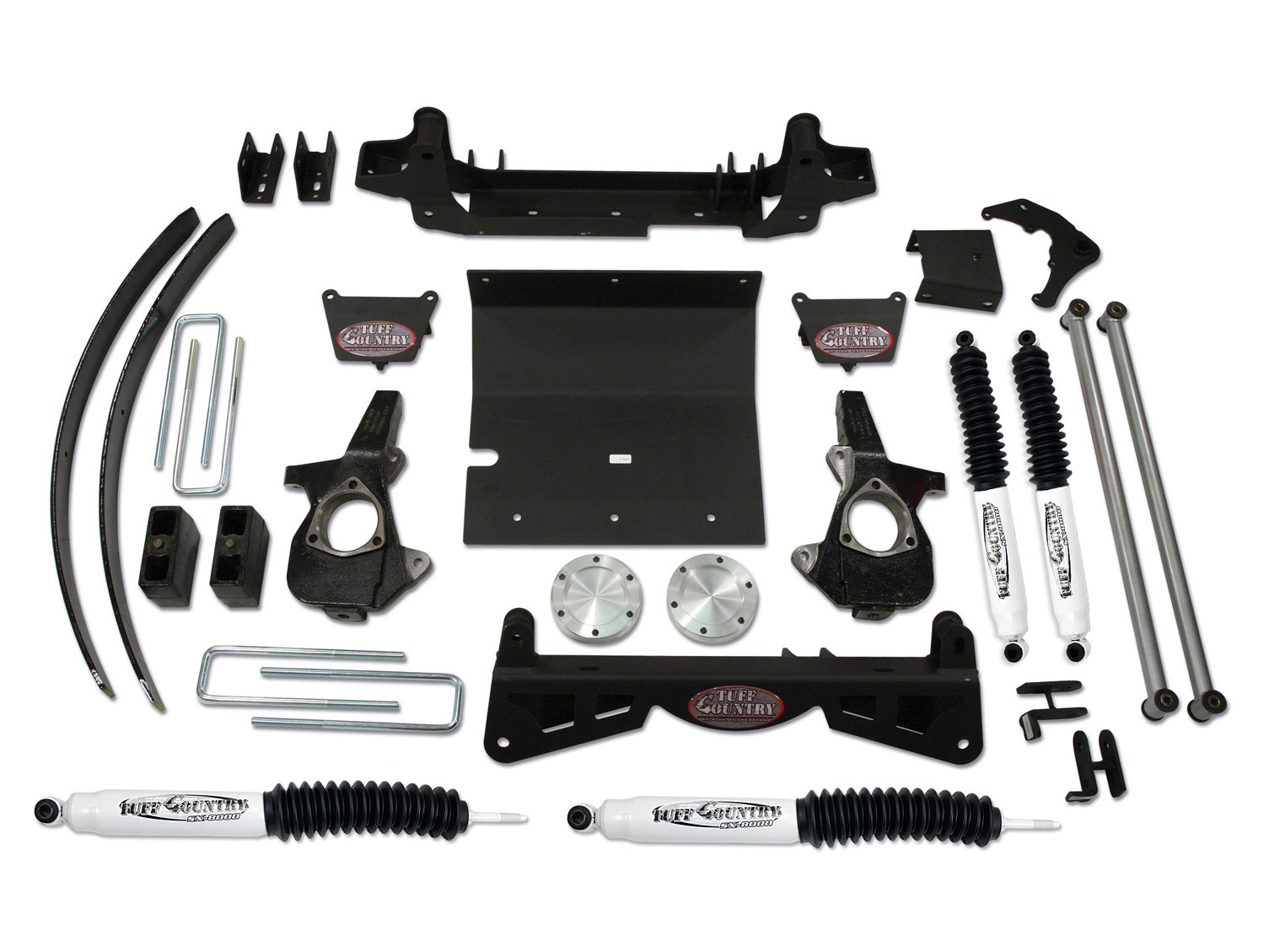 Tuff Country 16960KN 6" Lift Kit (w/3-piece sub frame) by (fits models w/o factory air ride shocks) with SX8000 Shocks 4x4 for Chevy Silverado 1500 2006 Tuff Country 16960KN 6" Lift Kit (w/3-piece sub frame) by (fits models w/o factory air ride shocks) with SX8000 Shocks 4x4 for Chevy Silverado 1500 2006