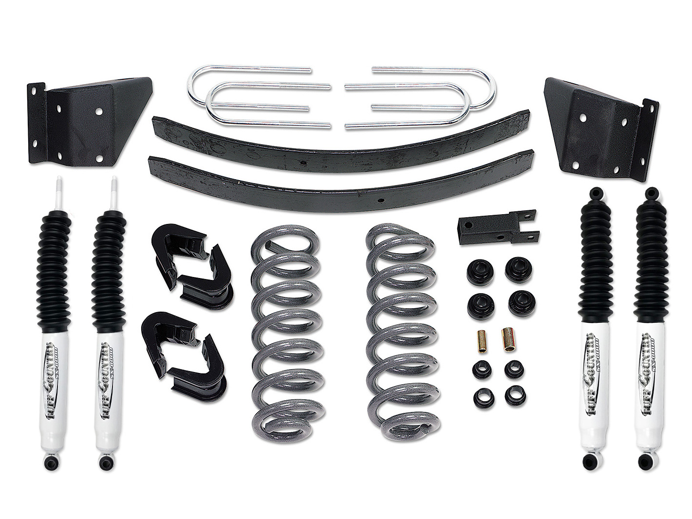 Tuff Country 24711K 4" Performance Lift Kit by (fits models with 2.5" wide Rear springs) (No Shocks) 4x4 for Ford F-150 1973-1979 Tuff Country 24711K 4" Performance Lift Kit by (fits models with 2.5" wide Rear springs) (No Shocks) 4x4 for Ford F-150 1973-1979