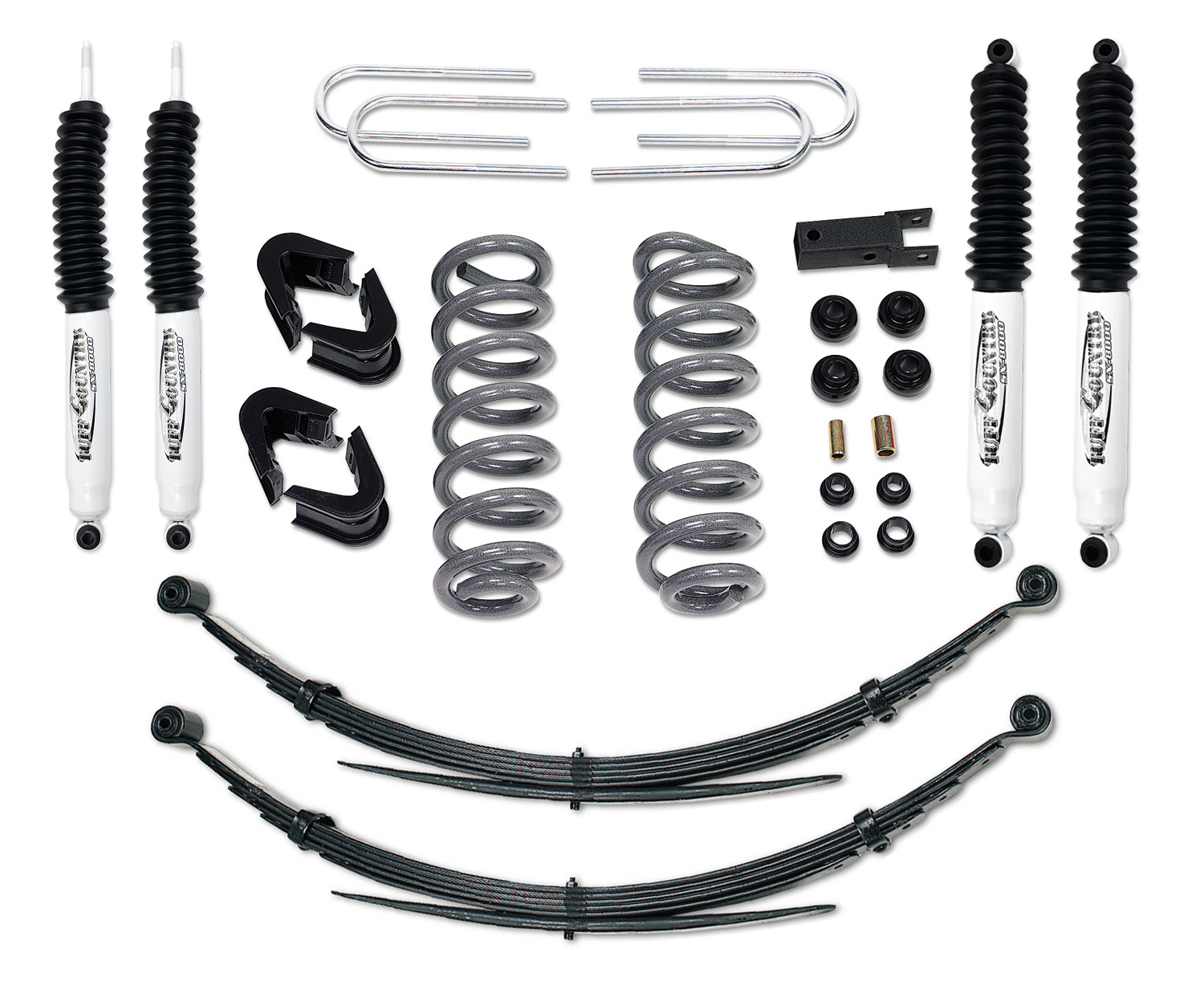 Tuff Country 24716KN 4" Lift Kit with Rear Leaf Springs with SX8000 Shocks 4x4 for Ford Bronco 1978-1979 Tuff Country 24716KN 4" Lift Kit with Rear Leaf Springs with SX8000 Shocks 4x4 for Ford Bronco 1978-1979