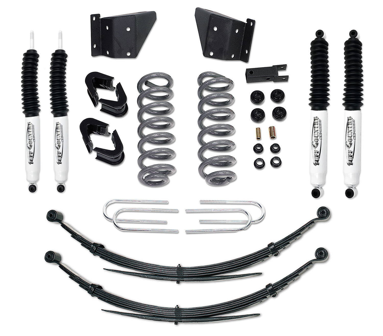 Tuff Country 24717KN 4" Performance Lift Kit with Rear Leaf Springs with SX8000 Shocks 4x4 for Ford Bronco 1978-1979 Tuff Country 24717KN 4" Performance Lift Kit with Rear Leaf Springs with SX8000 Shocks 4x4 for Ford Bronco 1978-1979