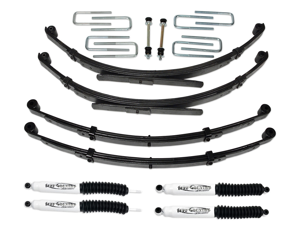 Tuff Country 53701KN 3.5" Lift Kit with Rear Leaf Springs with SX8000 Shocks 4x4 for Toyota Truck 1979-1985 Tuff Country 53701KN 3.5" Lift Kit with Rear Leaf Springs with SX8000 Shocks 4x4 for Toyota Truck 1979-1985